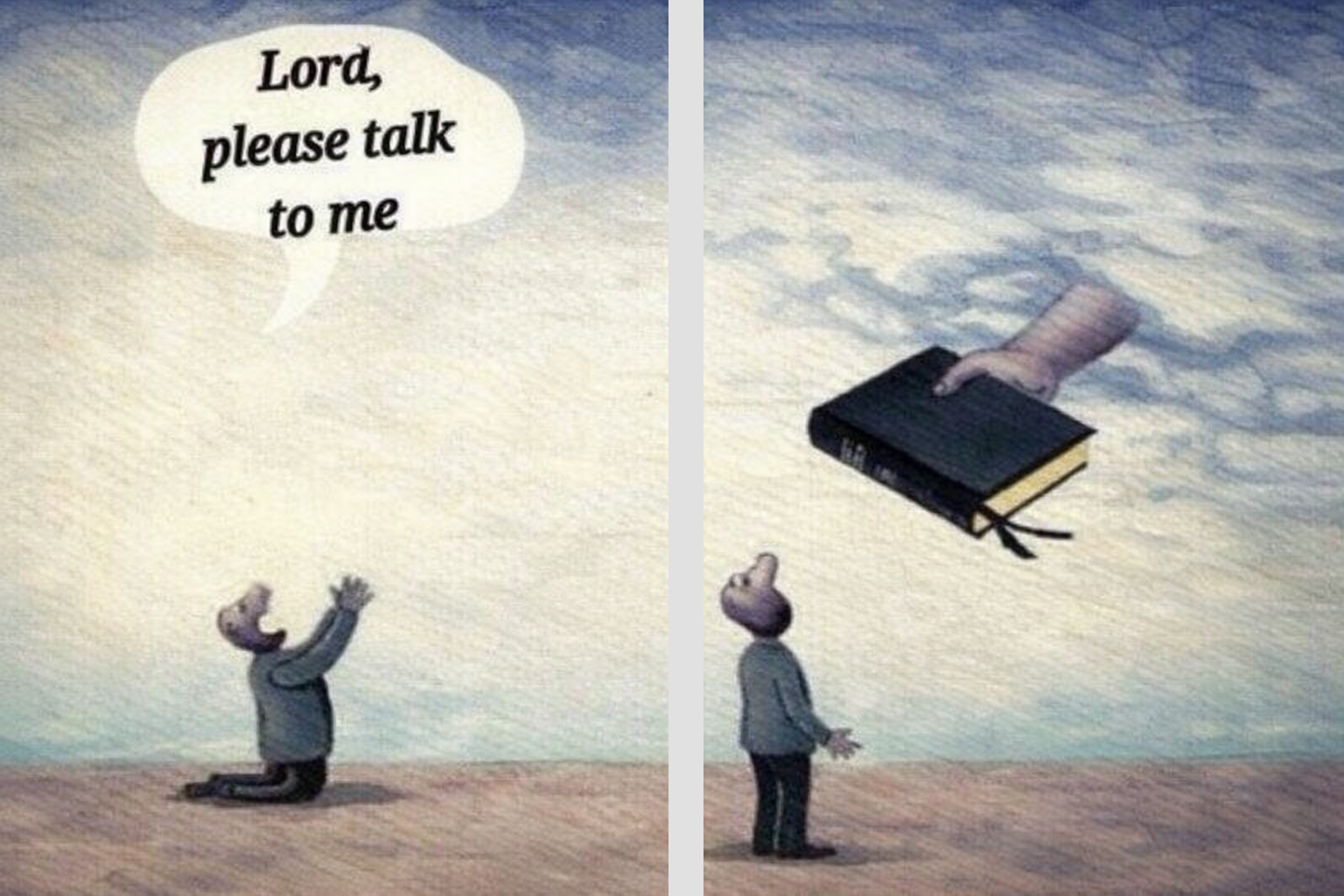 Heeft God deze wereld losgelaten?