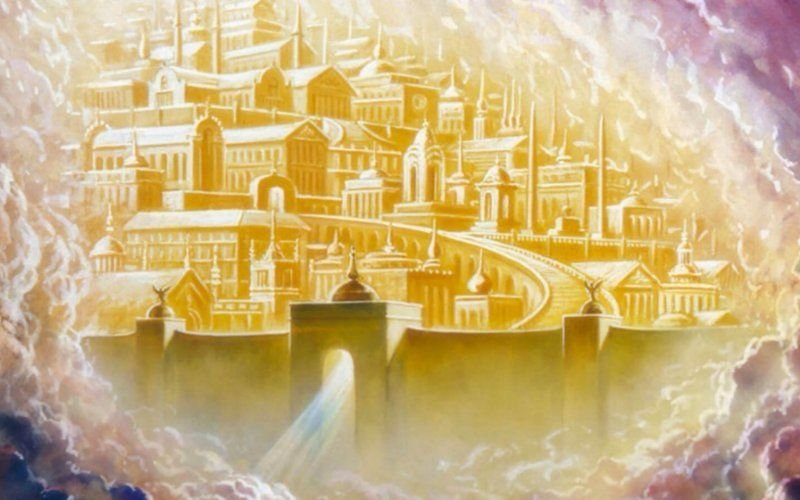 Als iemand sterft komt hij dan in de hemel?